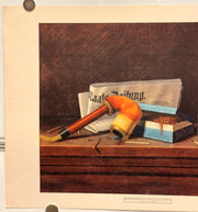 William M Harnett "Composizione con Giornale" 1890 Art Poster Print 19x27 - TvMovieCards.com
