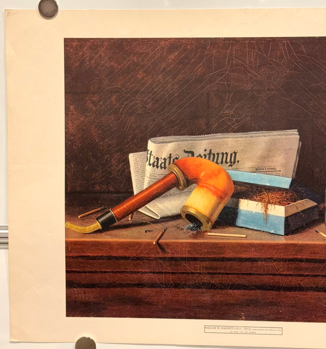 William M Harnett "Composizione con Giornale" 1890 Art Poster Print 19x27 - TvMovieCards.com