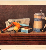 William M Harnett "Composizione con Giornale" 1890 Art Poster Print 19x27 - TvMovieCards.com