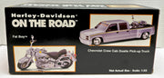 Harley Davidson "On the Road" Chevy Crew Cab Dualie Pick-up w/Fat Boy 1:25 NIB   - TvMovieCards.com
