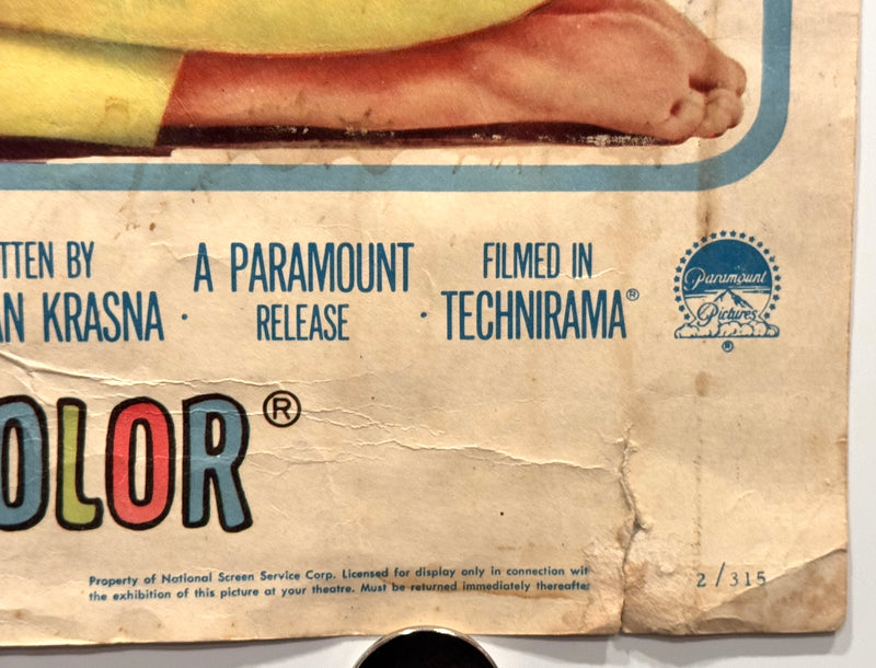 1962 My Geisha Insert Movie Poster 14x36 Shirley MacLaine Yves Montand Edward G. - TvMovieCards.com
