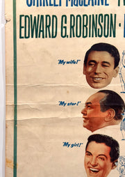 1962 My Geisha Insert Movie Poster 14x36 Shirley MacLaine Yves Montand Edward G. - TvMovieCards.com