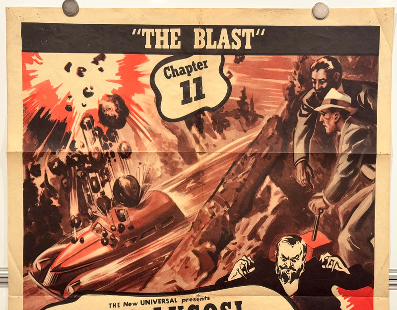 1939 The Phantom Creeps Chapter 11 Serial 1SH Movie Poster 27 x 41 Bela Lugosi - TvMovieCards.com