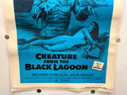 1972 Creature from the Black Lagoon 3-D 1SH Linen Backed Movie Poster 27x41 Rich - TvMovieCards.com