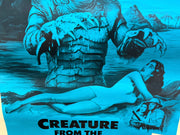 1972 Creature from the Black Lagoon 3-D 1SH Linen Backed Movie Poster 27x41 Rich - TvMovieCards.com