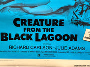 1972 Creature from the Black Lagoon 3-D 1SH Linen Backed Movie Poster 27x41 Rich - TvMovieCards.com