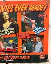 The Worst Movies Ever Made - Ed Wood Film Festival British Quad Poster 30x40 - TvMovieCards.com