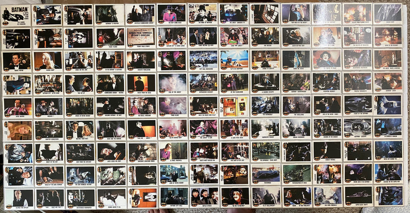 Batman Movie Series 1 Trading Card Set 132 Cards Topps 1989 - TvMovieCards.com