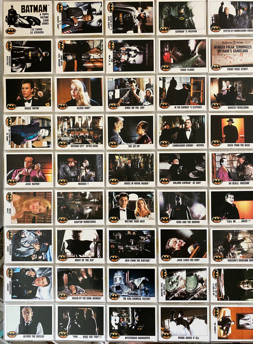 Batman Movie Series 1 Trading Card Set 132 Cards Topps 1989 - TvMovieCards.com