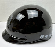 2002 Harley Davidson Piggy Bank Skull Helmet Black Silver Ceramic 97830-03V   - TvMovieCards.com