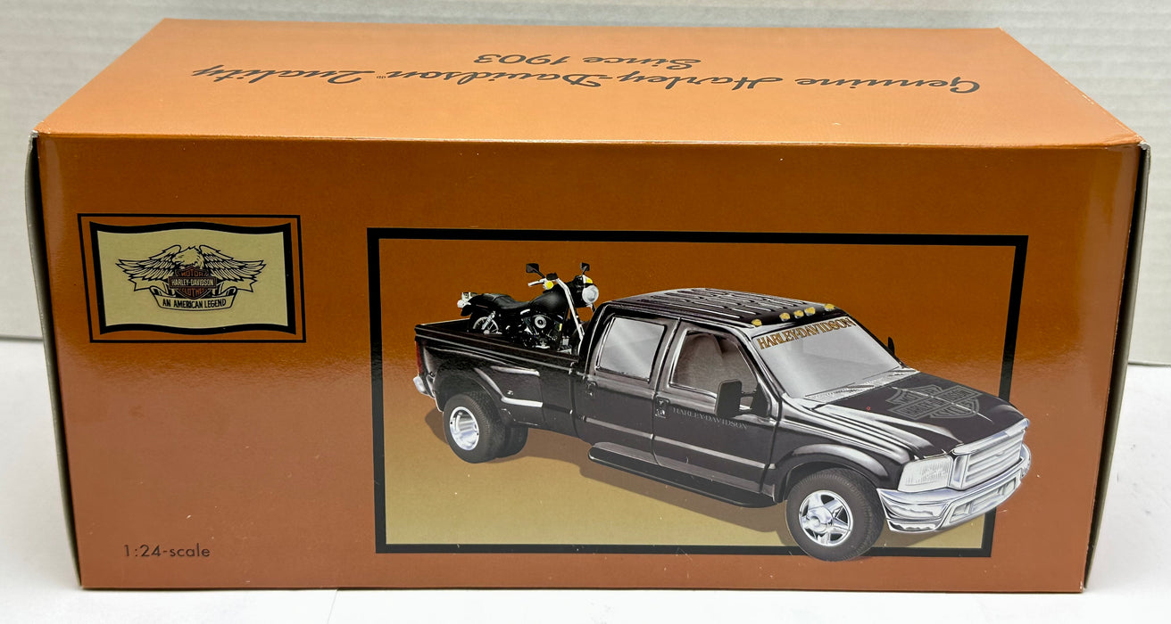 2000 Harley Davidson Diecast 1:24 Ford Crew Cab and FXDX Motorcycle 9796-1-00   - TvMovieCards.com