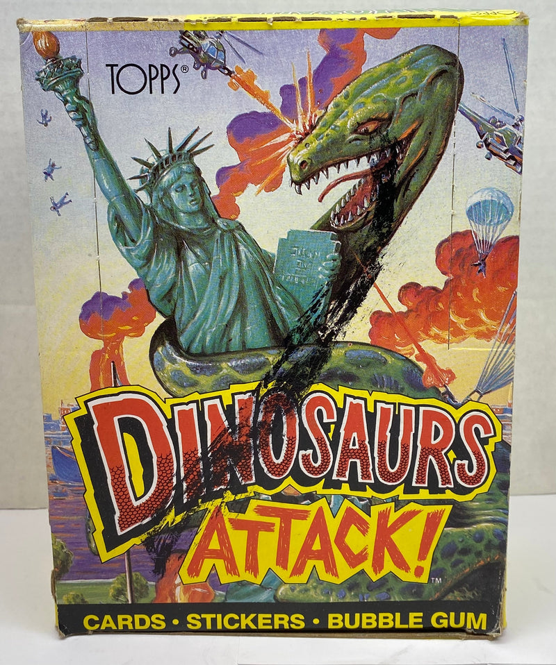 Dinosaurs Attack 1988 Topps Bubble Gum Vintage Card Box 48 Sealed Packs FULL   - TvMovieCards.com