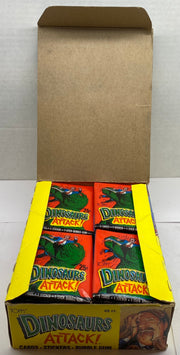 Dinosaurs Attack 1988 Topps Bubble Gum Vintage Card Box 48 Sealed Packs FULL   - TvMovieCards.com