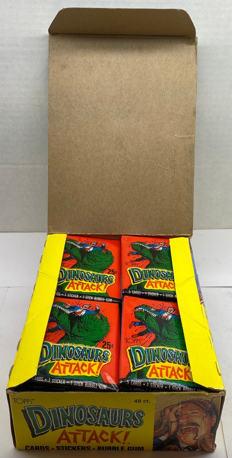 Dinosaurs Attack 1988 Topps Bubble Gum Vintage Card Box 48 Sealed Packs FULL   - TvMovieCards.com