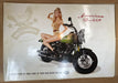 2009 Harley Davidson American Bombshell 2 Sided Poster Marisa Miller 22" x 33"   - TvMovieCards.com