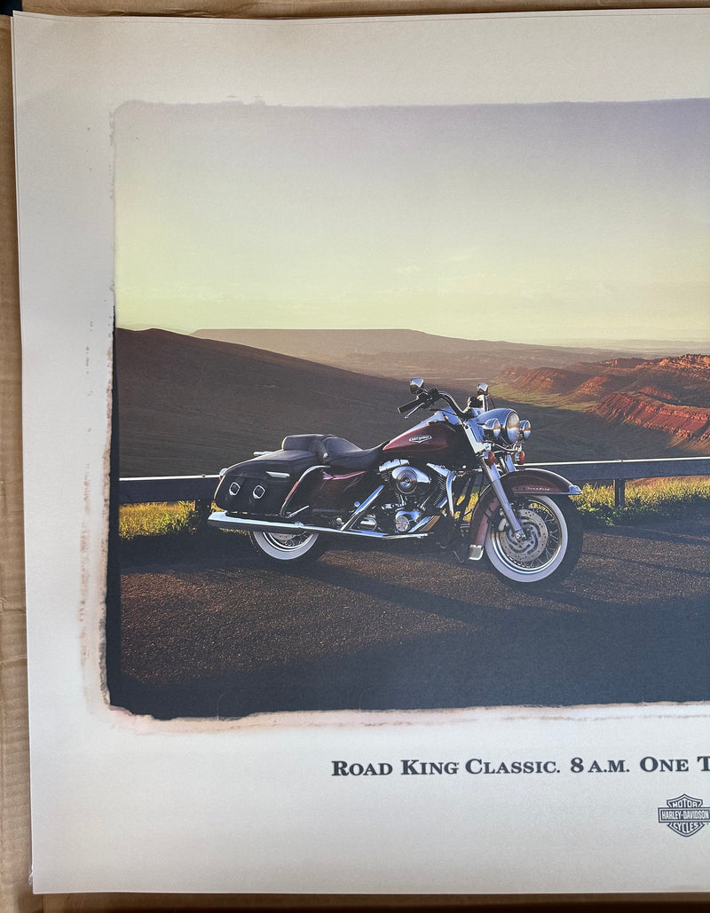 2001 Harley Davidson Road King Classic FLHRCI Dealer Dealership Poster 24x36"   - TvMovieCards.com