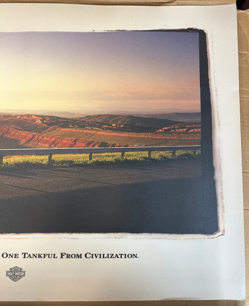2001 Harley Davidson Road King Classic FLHRCI Dealer Dealership Poster 24x36"   - TvMovieCards.com