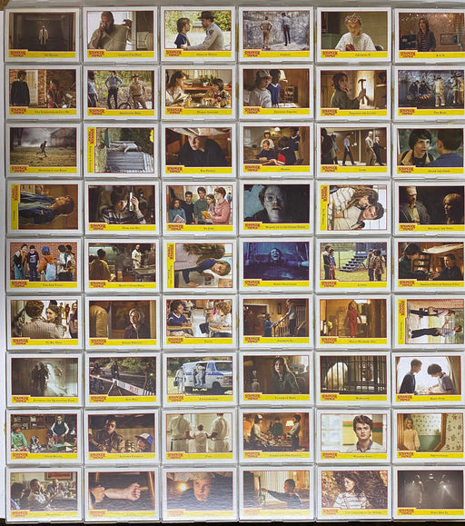 Stranger Things Season 1 One Base Trading Card Set of 100 Cards Topps 2018   - TvMovieCards.com