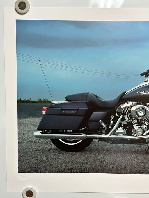 2008 Harley Davidson Street Glide FLHX Dealer Promotional Poster Print 18" x 24"   - TvMovieCards.com