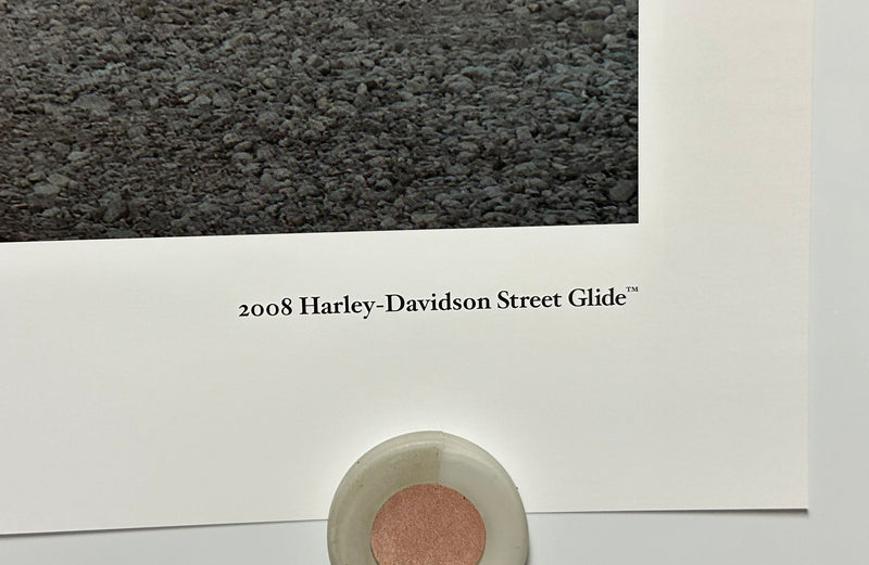 2008 Harley Davidson Street Glide FLHX Dealer Promotional Poster Print 18" x 24"   - TvMovieCards.com