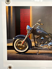 2008 Harley Davidson Softail Deluxe FLSTN Dealer Promotional Poster Print 18x24"   - TvMovieCards.com