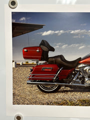 2008 Harley Davidson Electra Glide Classic Dealer Promotional Poster Print 18x24   - TvMovieCards.com