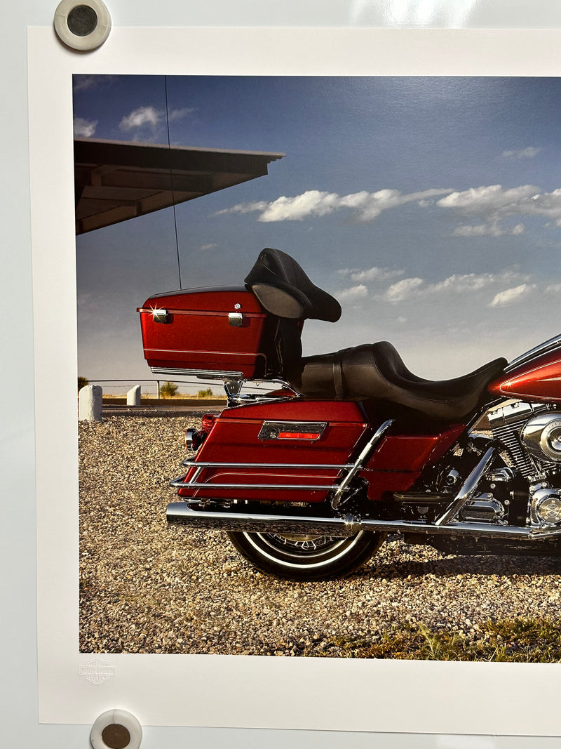 2008 Harley Davidson Electra Glide Classic Dealer Promotional Poster Print 18x24   - TvMovieCards.com