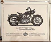 1903-2003 100th Harley Davidson Cornerstone (5) Art Print Collection 16x20"   - TvMovieCards.com