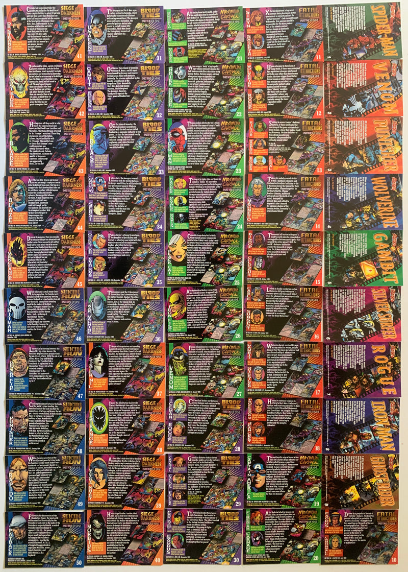 1994 Fleer Marvel Universe Series 5 Base Card Set  200 Cards   - TvMovieCards.com