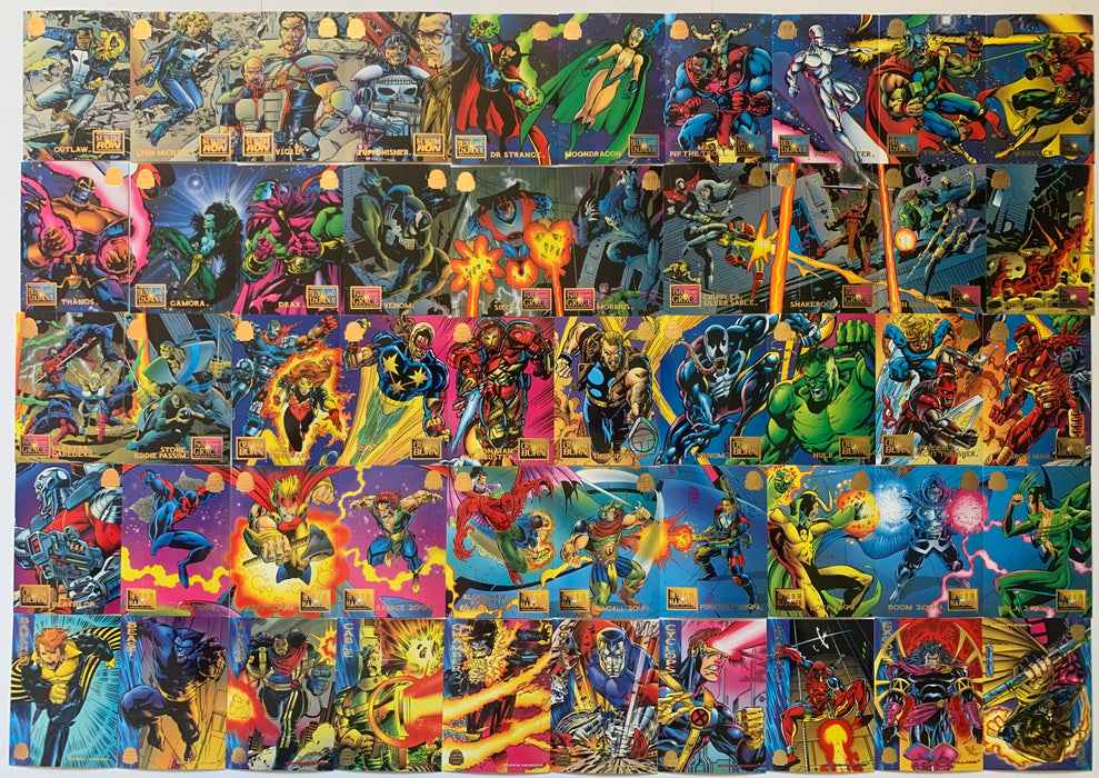 1994 Fleer Marvel Universe Series 5 Base Card Set  200 Cards   - TvMovieCards.com