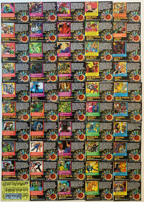 1994 Fleer Marvel Universe Series 5 Base Card Set  200 Cards   - TvMovieCards.com