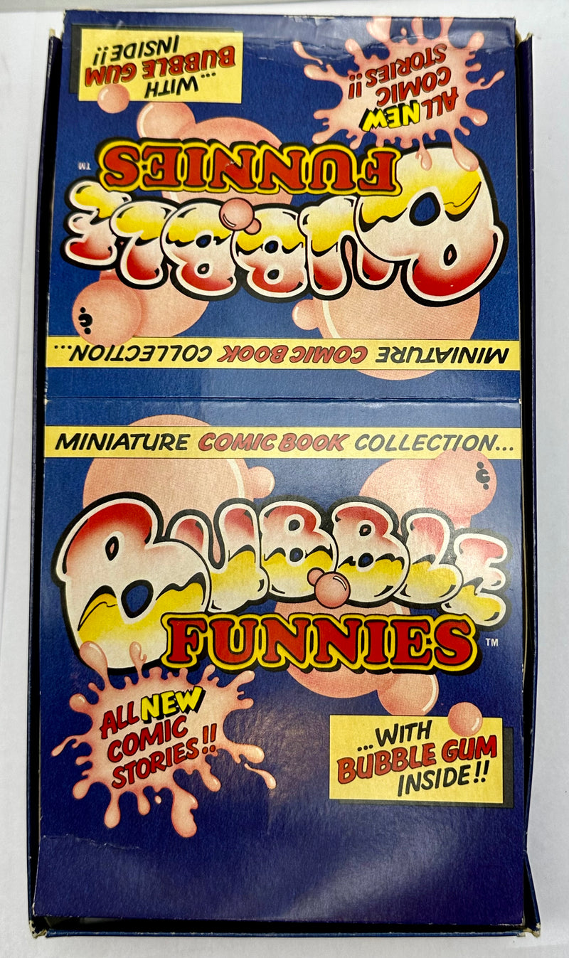 1981 Marvel Bubble Funnies Mini Comic Book Vintage Gum 48 CT Display Box   - TvMovieCards.com
