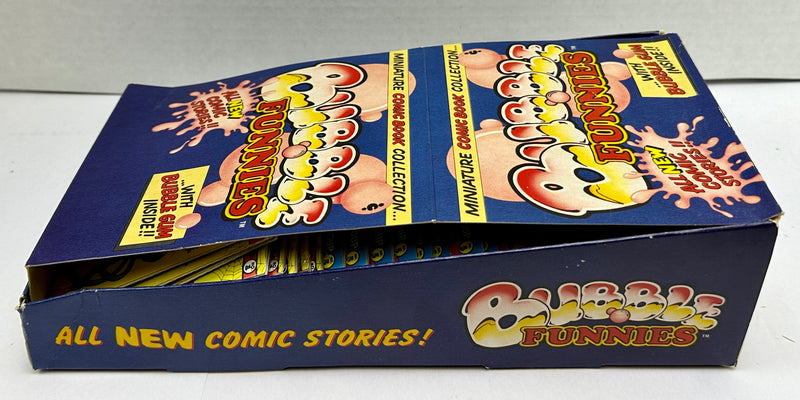 1981 Marvel Bubble Funnies Mini Comic Book Vintage Gum 48 CT Display Box   - TvMovieCards.com