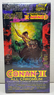 Conan II All Chromium Trading Card Box Comic Images 1994 Factory Sealed   - TvMovieCards.com