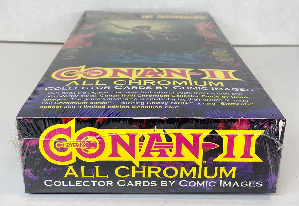 Conan II All Chromium Trading Card Box Comic Images 1994 Factory Sealed   - TvMovieCards.com