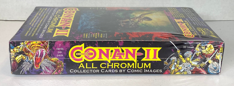 Conan II All Chromium Trading Card Box Comic Images 1994 Factory Sealed   - TvMovieCards.com