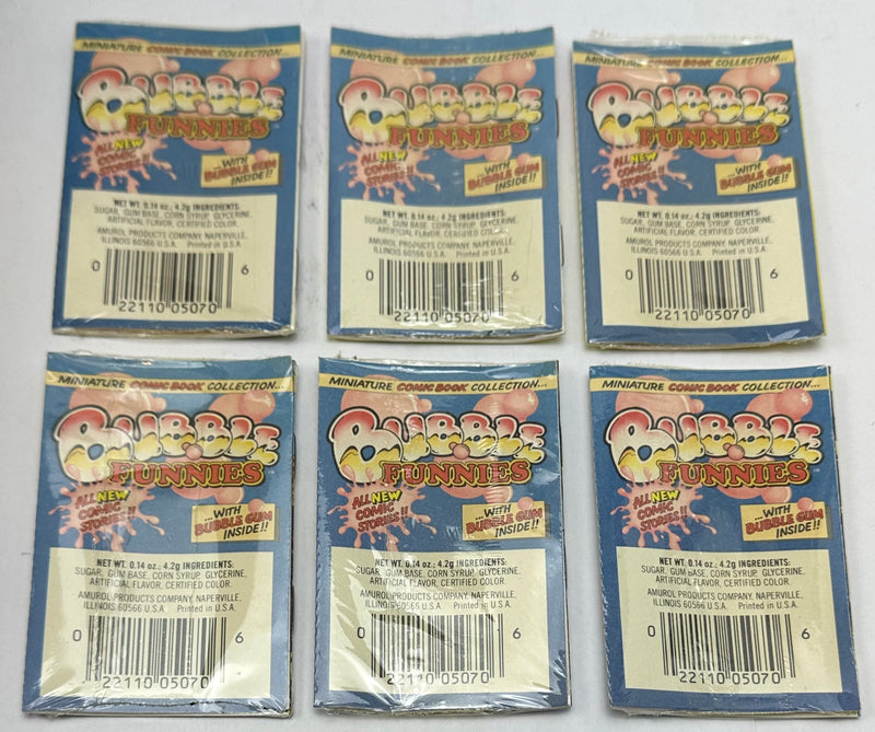 1981 Marvel Bubble Funnies Mini Comic Book Vintage Gum 48 CT Display Box   - TvMovieCards.com