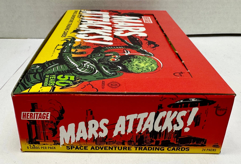 Mars Attacks Topps Heritage Space Adventure Trading Card Box 24 Packs   - TvMovieCards.com