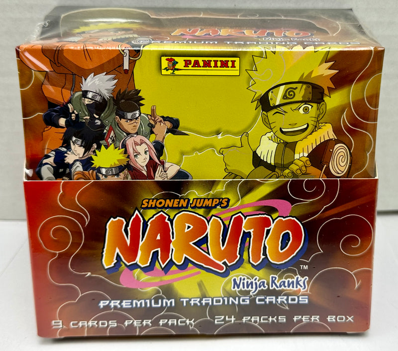 Naruto Ninja Ranks Trading Card Box 24 ct Panini