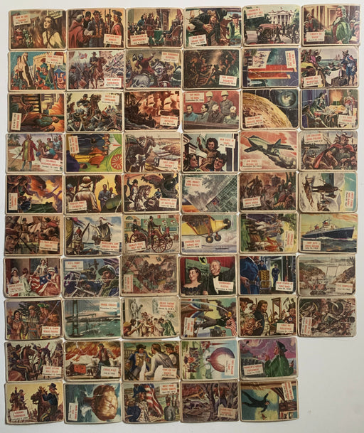 Scoop Newspaper Vintage Card Lot 134 Different Cards Headlines News History Topp - TvMovieCards.com