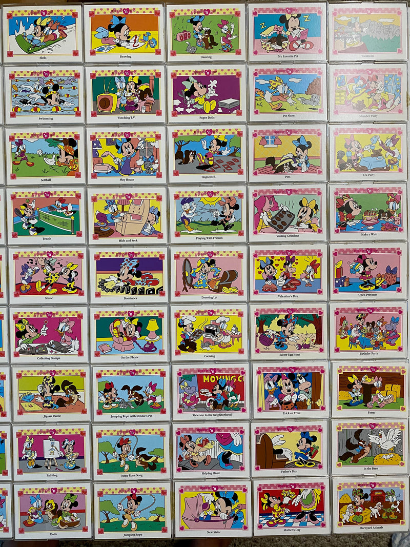 Disney Minnie 'n Me Series 1 Trading Base Card Set 160 Cards Impel 1991   - TvMovieCards.com