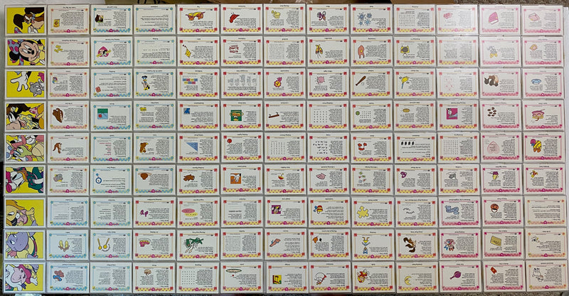 Disney Minnie 'n Me Series 1 Trading Base Card Set 160 Cards Impel 1991   - TvMovieCards.com