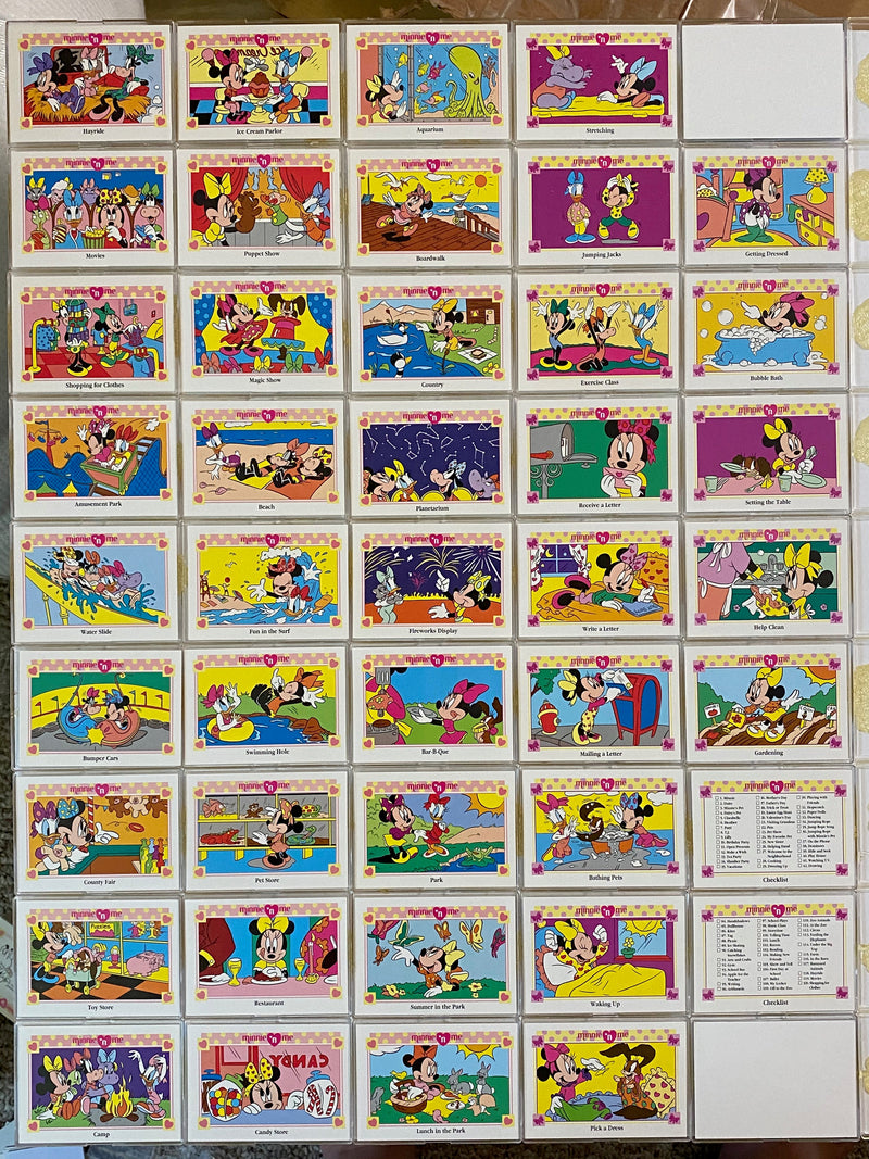 Disney Minnie 'n Me Series 1 Trading Base Card Set 160 Cards Impel 1991   - TvMovieCards.com
