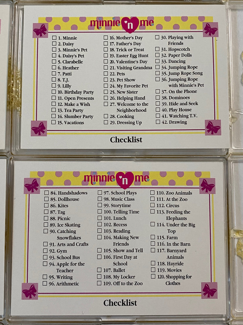 Disney Minnie 'n Me Series 1 Trading Base Card Set 160 Cards Impel 1991   - TvMovieCards.com