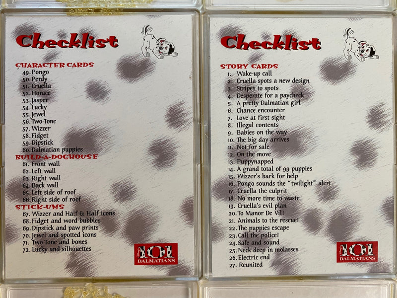 Disney 101 Dalmatians Trading Base Card Set 105 Cards Skybox 1996   - TvMovieCards.com