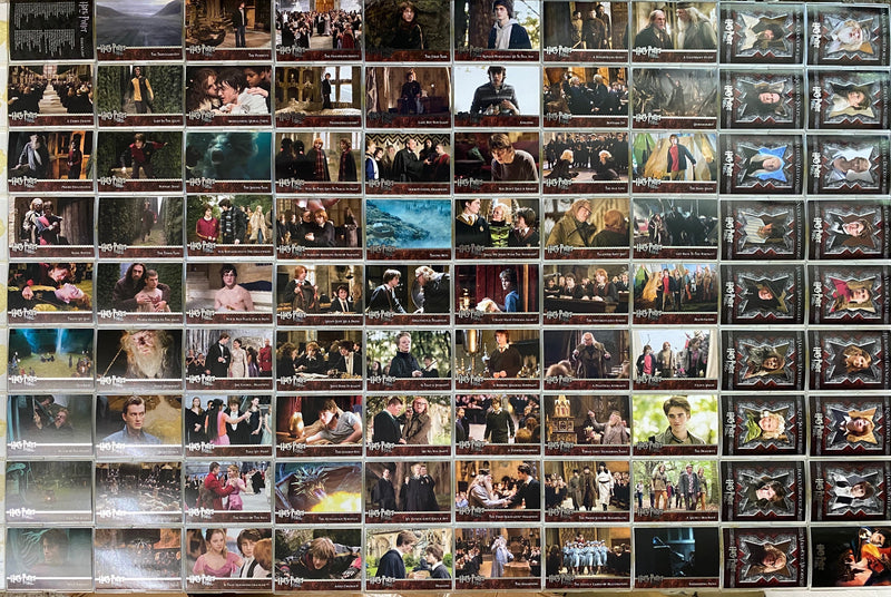 Harry Potter and the Goblet of Fire Base Card Set 90 Cards Artbox 2005   - TvMovieCards.com