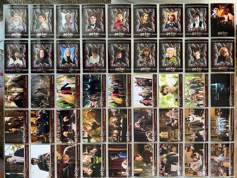 Harry Potter and the Goblet of Fire Base Card Set 90 Cards Artbox 2005   - TvMovieCards.com