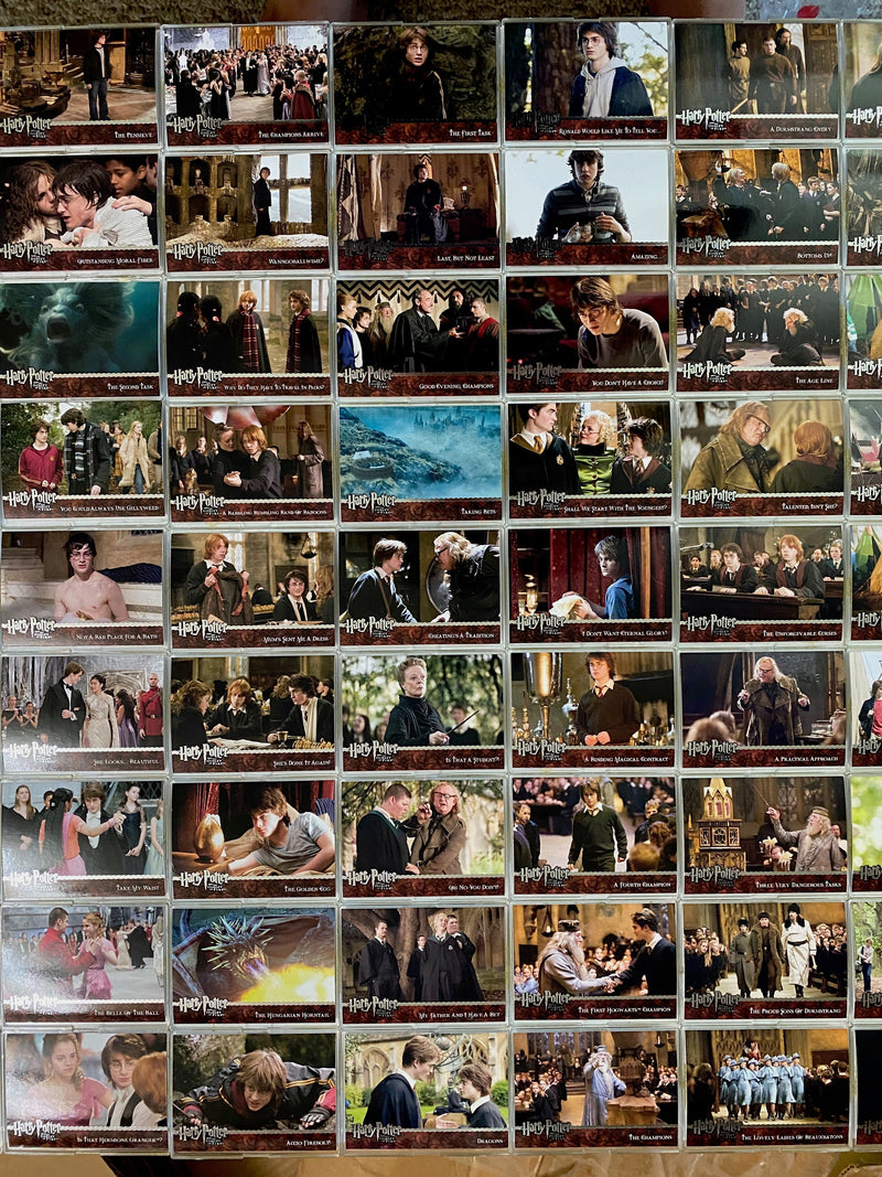 Harry Potter and the Goblet of Fire Base Card Set 90 Cards Artbox 2005   - TvMovieCards.com