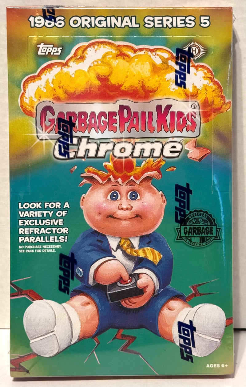 2022 Garbage Pail Kids Chrome 1986 Original Series 5 Trading Card Hobby Box Topp - TvMovieCards.com