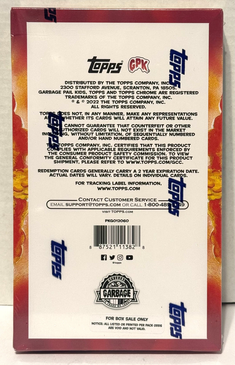 2022 Garbage Pail Kids Chrome 1986 Original Series 5 Trading Card Hobby Box Topp - TvMovieCards.com